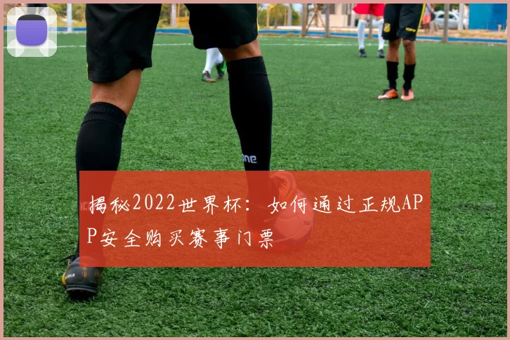 揭秘2022世界杯：如何通过正规APP安全购买赛事门票